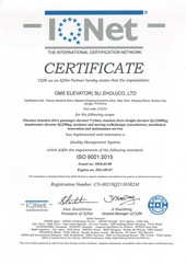 ISO9001-2008 Certificate（English Version）
